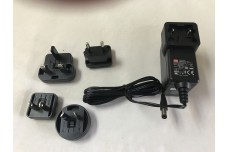GPS-15-SAL - Output: 15 V DC 1 A, Input: 100 - 250 VAC, REGULATED Power Supply. RF Quiet. Global Plug Adapters, 6ft cord. RF Quiet.