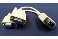 CAT-Y Cable - DB9M to two DB9-F