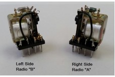 SixPak-RLY - Replacement Relays for SixPak. Special 3PDT Relays. Specify Side A or Side B in comment area on the order form